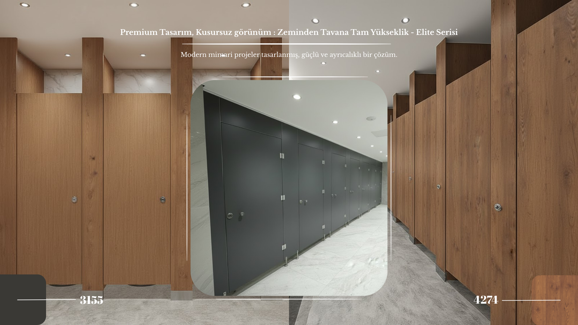 ANASAYFA lamsan kabin elite tam yükseklik wc kabin